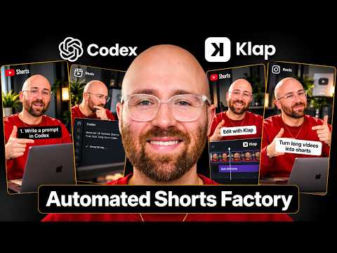 I Automated YouTube Shorts with Codex + Klap (2026)