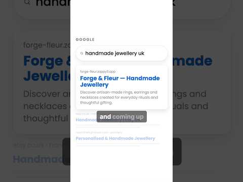 Build a full website by describing your business