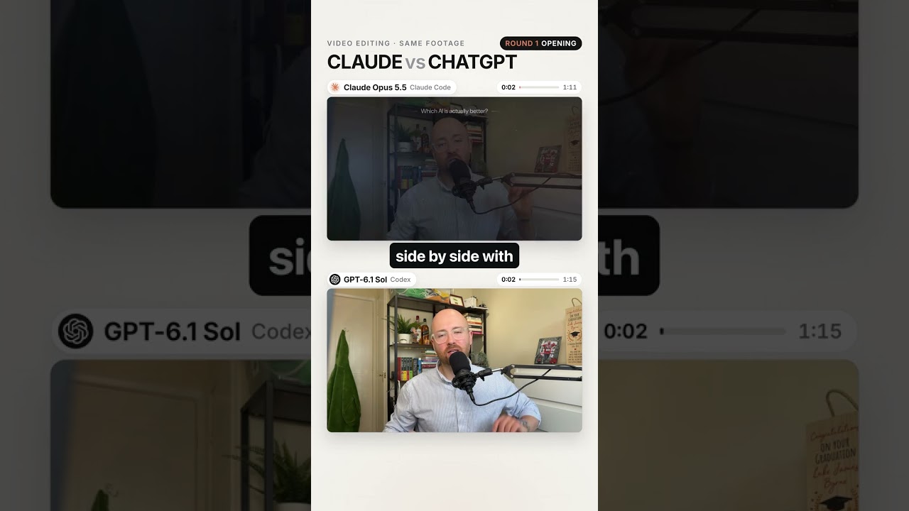 Claude vs ChatGPT: Which Is the Better Video Editor?