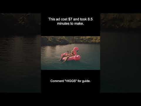 This ad cost $7 and took 8.5 minutes to make.